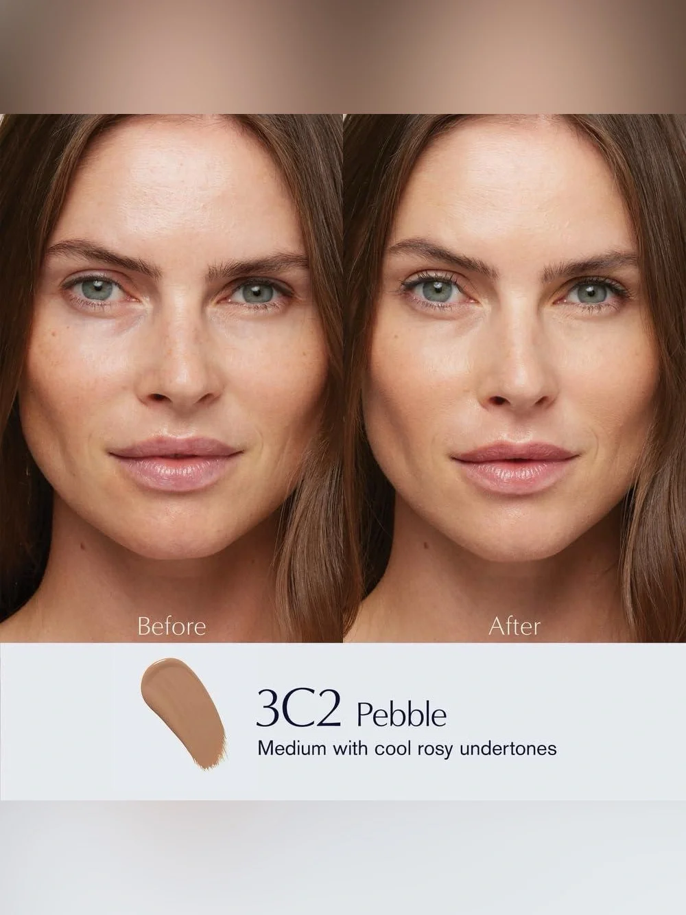 ESTEE LAUDER 3C2 PEBBLE DOUBLE WEAR STAY-IN-PLACE LIQUID FOUNDATION old formula
